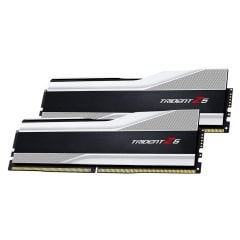 GSKILL 32GB (2x16GB) TRIDENT Z5 GÜMÜŞ DDR5 6000MHz CL40 1.3V Dual Bellek Kiti