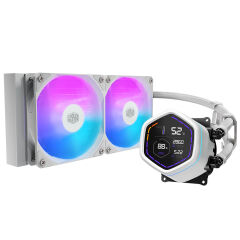 Cooler Master MasterLiquid Core Nex Digital 240 ARGB Beyaz Intel1851/AM5 Uyumlu