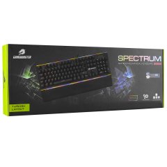 GameBooster G906B Spectrum Rainbow Aydınlatmalaı Bileklikli Mekanik Oyun Klavyesi