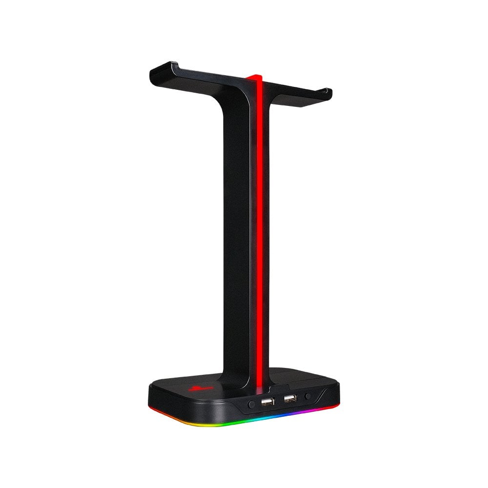GameBooster HS01 RGB Aydınlatmalı İkili Kulaklık Standı