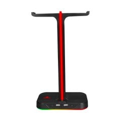 GameBooster HS01 RGB Aydınlatmalı İkili Kulaklık Standı