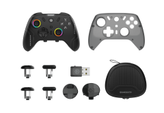 GameBooster DRIVE RGB TMR Joystick K-Silver Hall Sensor Kablosuz Game Controller (Taşıma Çantası Hediyeli)