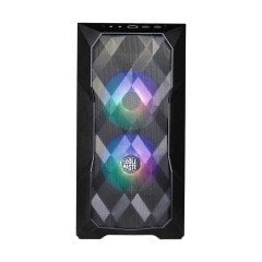 COOLER MASTER TD300 TG Mesh ARGB 2x120mm Fanlı Siyah Micro ATX Kasa