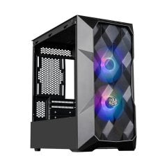 COOLER MASTER TD300 TG Mesh ARGB 2x120mm Fanlı Siyah Micro ATX Kasa