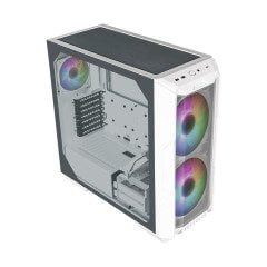 COOLER MASTER HAF 500 TG Mesh, ARGB 1x120cm, 2x200cm Fanlı Beyaz MidTower Kasa
