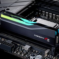 GSKILL Trident Z5 RGB Siyah DDR5-5600Mhz CL36 64GB (2X32GB) DUAL (36-36-36-89) 1.25V Bellek Kiti