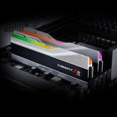 G.SKILL Trident Z5 RGB Silver DDR5-5600Mhz CL40 32GB (2x16GB) DUAL (40-40-40-89) 1.2V Bellek Kiti