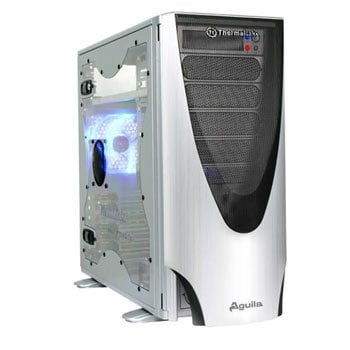 Thermaltake Aguila Gümüş MidTow. Pencereli Aluminyum Kasa (PSU yok)