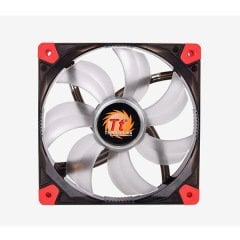 Thermaltake Luna Anti-vibration 120 mm Kırmızı LED'li Sessiz Fan