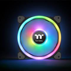 Thermaltake Riing Trio 12 LED RGB Radiator Fan TT Premium Edition 3x120mm RGB Led'li, Fan kontrollü, Kasa&Radyatör Fanı