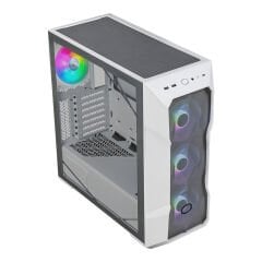 CoolerMaster MasterBox TD500 V2 Beyaz ARGB 4x120mm Fanlı, Tempered Glass Kristal Mesh Ön panelli MidTower Kasa