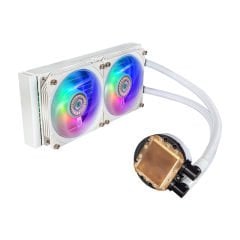 CM MasterLiquid PL240 Flux ARGB Led Fanlı İşlemci Beyaz Sıvı Soğutma Kiti
