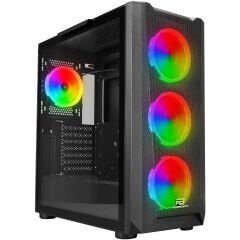 PowerBoost VK-W001B USB 3.0 Mesh ARGB Ring Fanlı Gaming Kasa