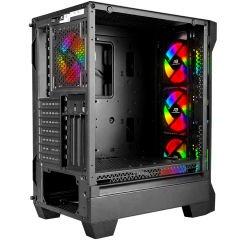 PowerBoost VK-Z002B USB 3.0 Mesh ARGB Ring Fanlı Gaming Kasa