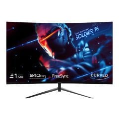 GameBooster GB-2726CF 27'' 240Hz 1ms FullHD FreeSync, G-Sync 2xHDMI 2xDP VA Curved Gaming Monitör