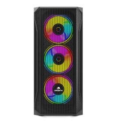 GameBooster GB-T005MB USB3.0 RGB fan Mesh Panel Siyah kasa (PSU Yok)