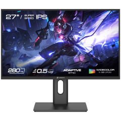 GameBooster GB-2729FF 27'' 280hz SS IPS 0.5ms FHD FreeSync, G-Sync 2xHDMI,1+2DP1 Oynar Ayak Gaming Monitör