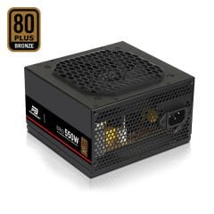 PowerBoost 80+ Bronze 550W 12cm Fanlı ATX Güç Kaynağı (Bulk)
