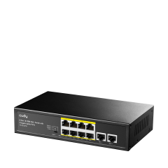 Cudy FS1010PG 8 Port 10/100Mbps 2*FE Uplink VLAN&Extend Mode 250m 120W POE+ Ethernet Switch