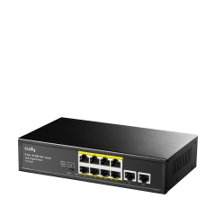 Cudy FS1010P 8 Port 10/100Mbps  2*FE Uplink VLAN&Extend Mode 250m 120W POE+ Ethernet Switch