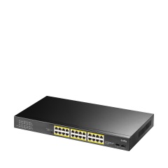 Cudy GS1028PS2 24 Port 10/100/1000Mbps 2*SFP VLAN&Extend 300W 19'' Rock-Mount POE+ Ethernet Switch