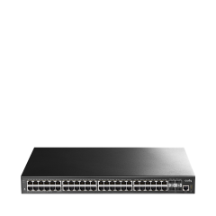 Cudy GS5048S4 48 Port Gigabit 4*10G SFP+ 1*RJ45&USB 19'' Rock-Mount Çelik Layer3 Yönetilebilir Switch