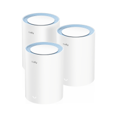 Cudy M1200 3-Pack AC1200 2.4GHz/5GHz 1200Mbps 2Port FE 3'lü Kablosuz Whole Mesh Wi-Fi Sistemi