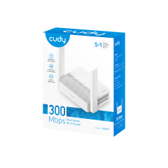 Cudy WR300 N300 2.4GHz 300Mbps 4Port FE Kablosuz Wi-Fi Router