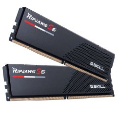 GSKILL Ripjaws S5 Siyah DDR5-6400Mhz CL36 32GB (2X16GB) DUAL (36-48-48-102) 1.35V PC Bellek Kiti