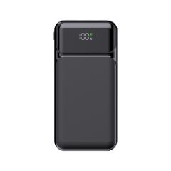 PowerBoost NIGHT 135B 10000mAh 22.5W Dahili Kablo LCD GizliLED Siyah Taşınabilir Şarj Cihazı Powerbank