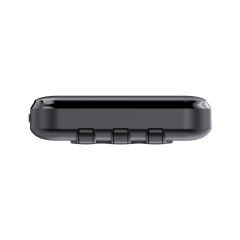 PowerBoost NIGHT 135B 10000mAh 22.5W Dahili Kablo LCD GizliLED Siyah Taşınabilir Şarj Cihazı Powerbank