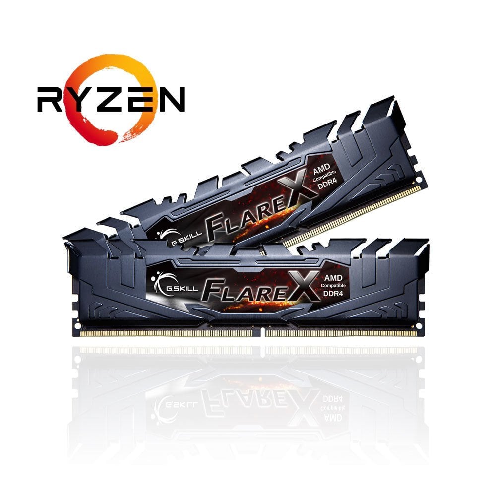 GSKILL Flare X DDR4-3200Mhz CL14 16GB (2x8GB) AMD Ryzen Uyumlu (14-14-14-34) 1.35V