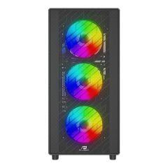 PowerBoost A600B 600W 80+ ATX USB 3.0 Rainbow Fanlı Mesh Gaming Siyah Kasa