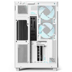 PowerBoost ECLIPSE 8*ARGB Fan Triple Temperli Cam Type-C Ahşap Mid-T Seaview ATX Gaming Beyaz Kasa