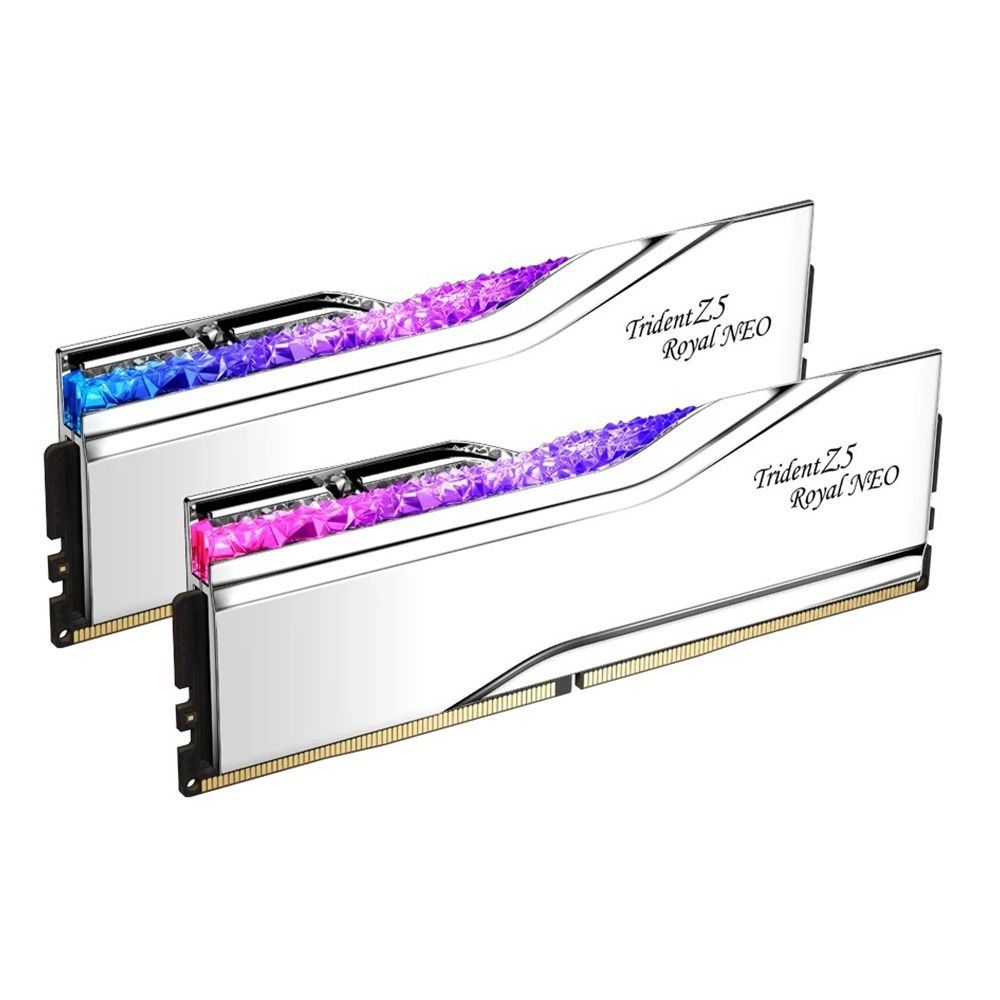 GSKILL TZ5 Royal Silver RGB DDR5-6000Mhz CL28 64GB (2X32GB) DUAL (28-36-36-96) 1.40V