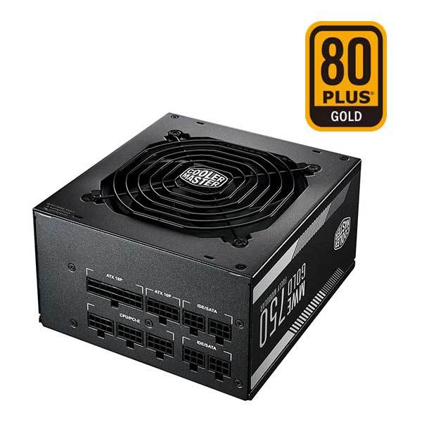 CM MWE 750W 80+ Gold Full Modüler 120mm Fanlı PSU