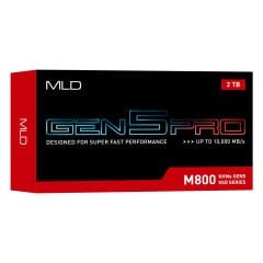 MLD M800 2TB NVME 2280 Gen5x4 SSD R:10300/ W: 8600 MB/s SSD