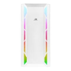 PowerBoost PB-P3701BW 650w 80+ USB 3.0 ATX, ARGB Fan, Mesh+Stirp Beyaz Kasa