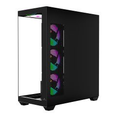 GameBooster FALCON A750B 750W 80+ BRONZE USB 3.0 Mesh 7*ARGB Fanlı Mid-T ATX Gaming Siyah Kasa