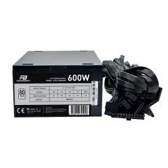 PowerBoost PB600WB 600W 80+ White APFC 4*PCI-E 6+2 Pin 12cm Siyah Fanlı ATX Power Supply (Bulk)