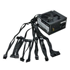 PowerBoost PB550WB 550W 80+ White  APFC 4*PCI-E 6+2 Pin 12cm Siyah Fanlı ATX Power Supply (Bulk)