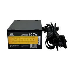 PowerBoost PB600AR 600W APFC 2*PCI-E 6+2 Pin 12cm Siyah Fanlı ATX Power Supply (Retail Box)