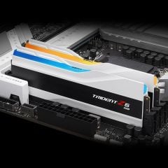 GSKILL Trident Z5 RGB Beyaz DDR5-6000Mhz CL32 32GB (2x16GB) DUAL (32-38-38-96) 1.35V Bellek Kiti