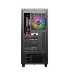 PowerBoost PBA5065B-650W 80+ BRONZE 4*12cm ARGB Fan Mesh USB 3.0 Mid-T ATX Gaming Siyah Kasa