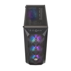 CM MasterBox TD500 Siyah ARGB 4x120mm Fanlı, Tempered Glass, Kristal Mesh Ön panelli MidTower Kasa