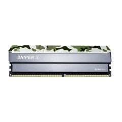 GSKILL SniperX Orman Kamuflaj DDR4-3200Mhz CL16 32GB (2X16GB) DUAL (16-18-18-38) 1.35V