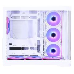 GameBooster GB-G2852W-850W 80+ BRONZE Curved Cam Type-C3.1 7*12cm ARGB Fan Seaview Gaming Beyaz Kasa