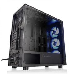 Thermaltake Versa J23 650W RGB 3x120mm Fan Tempered Glass Pencereli Oyuncu Kasası