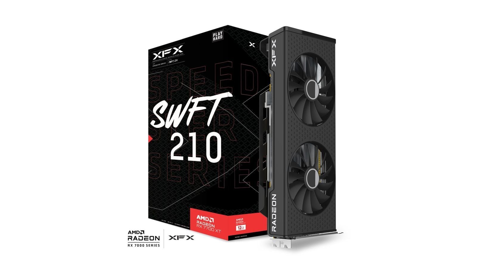 XFX SPEEDSTER SWFT 210 RADEON RX 7700 XT 12GB GDDR6 192Bit AMD Ekran Kartı