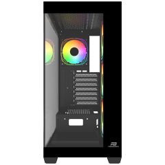 PowerBoost A7510B 750W 80+ BRONZE 4*12cm ARGB Fanlı USB 3.0 Seaview Gaming Siyah Kasa